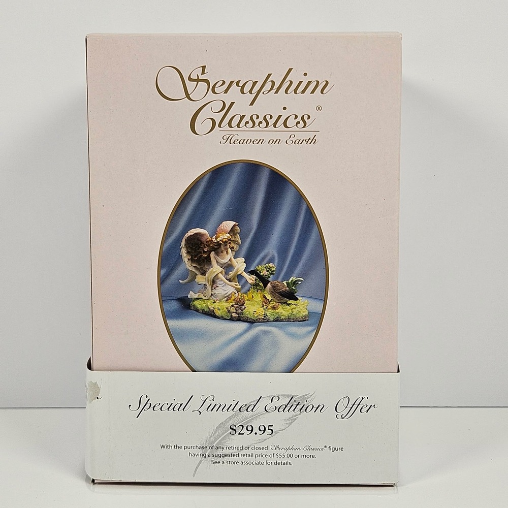 Seraphim Classics Jessica Grateful Heart Angel Figurine Roman Inc 84317 Box COA